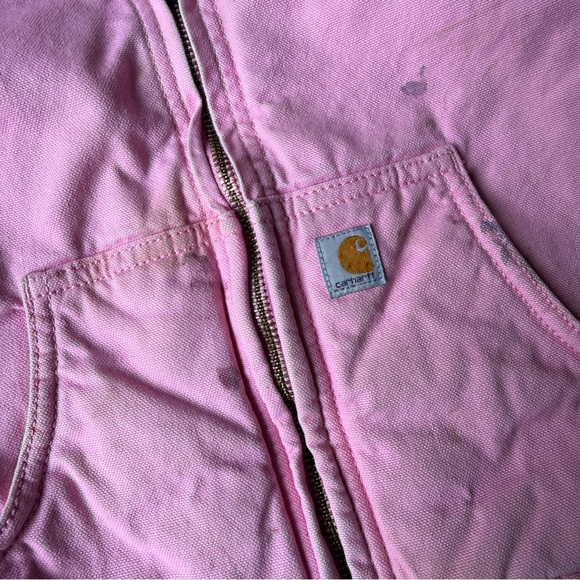 Carhartt Kids Pink Canvas Fleece Lined 4T - Picture 5 of 7